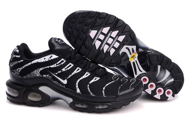 Mens Nike Air Max TN 2010 Black White Shoes